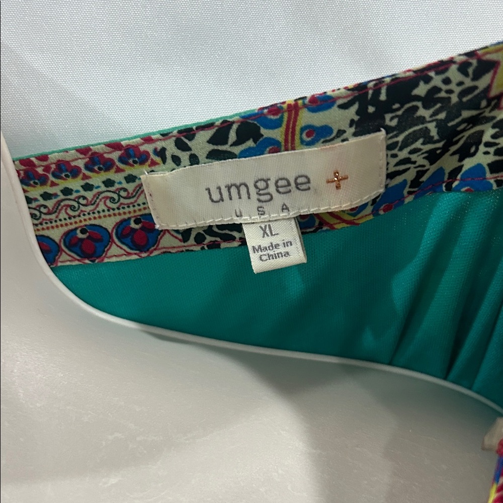 Umgee Multicolor Patchwork Tunic - image 2